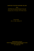 Daftar Tajuk Subjek dan Klasifikasi Islam: Adaptasi dan perluasan (DDC) Seksi Islam