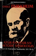 Emile Durkhem Aturan-Aturan Metode Sosiologis