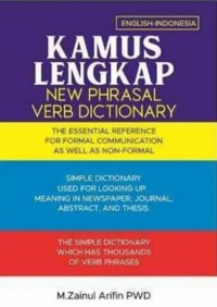 Kamus Lengkap New Phrasal Verb Dictionary