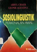 Sosiolinguistik: Perkenalan Awal