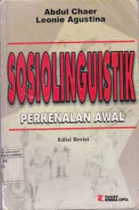 Sosiolinguistik: Perkenalan Awal